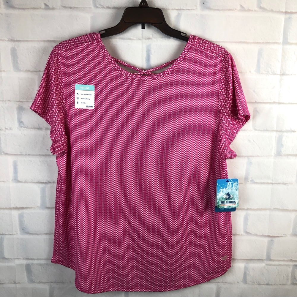 Reel Legends Athletic Moisture Wicking Top 2X
